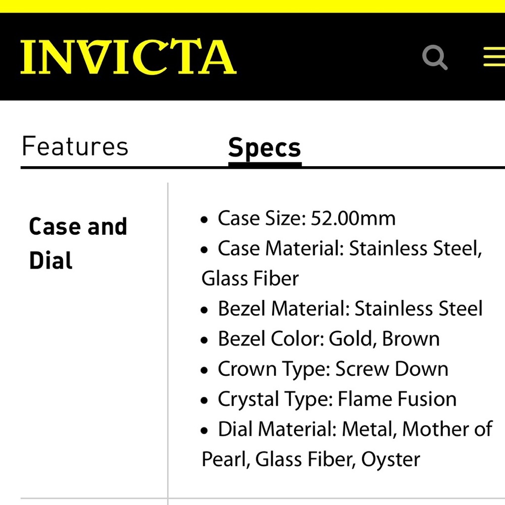 INVICTA Reserve Excursion Gold Label Watch - Picture 11 of 12